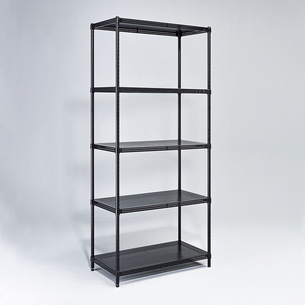 AAA 耐重沖孔式五層烤漆置物架 90x45x180cm - 2色可選