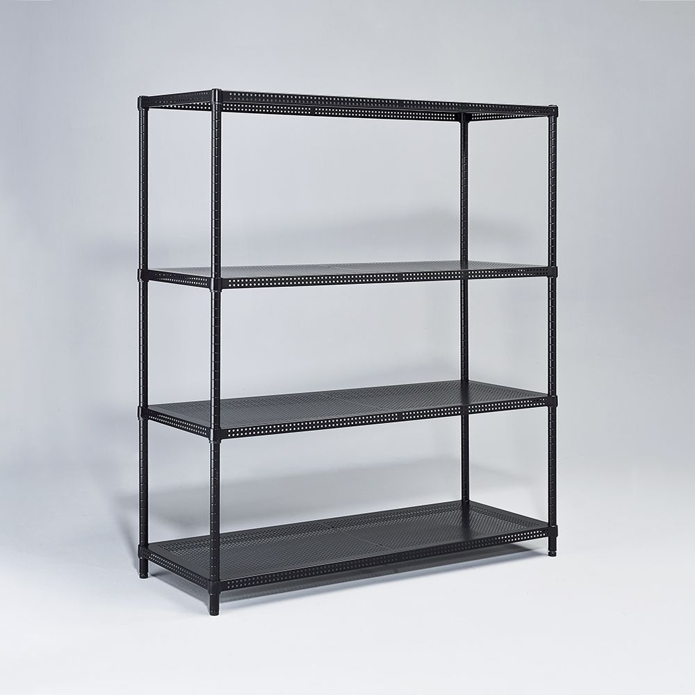 AAA 耐重沖孔式四層烤漆置物架 120x45x150cm - 2色可選