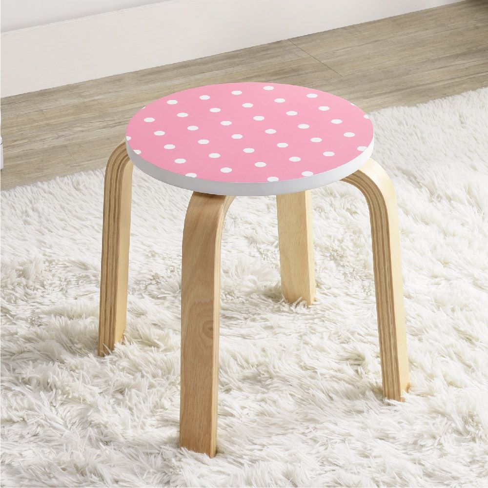 AAA 點點曲木椅凳 - 2色可選