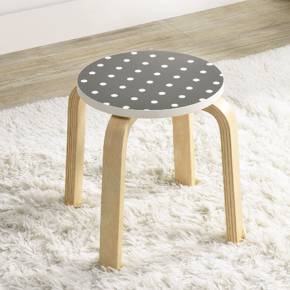 AAA 點點曲木椅凳 2入組 - 2色可選