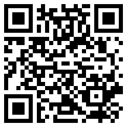 QR code with a pattern of black and white squares.