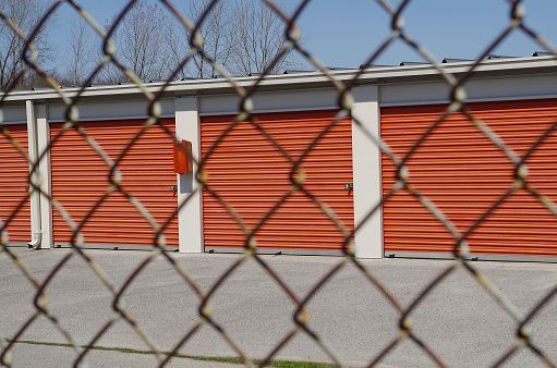 Storage units at Greison Storage Mart in Sharpsburg, GA, featuring a secure facility with easy access to storage spaces