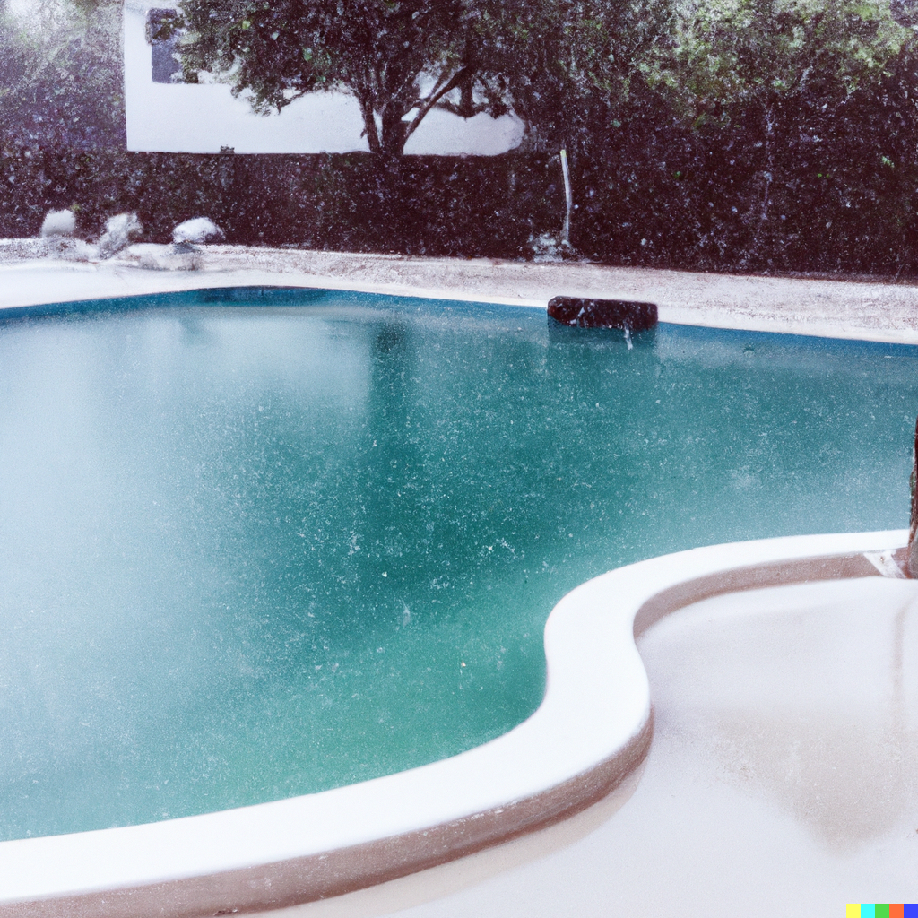 swimming pool winter