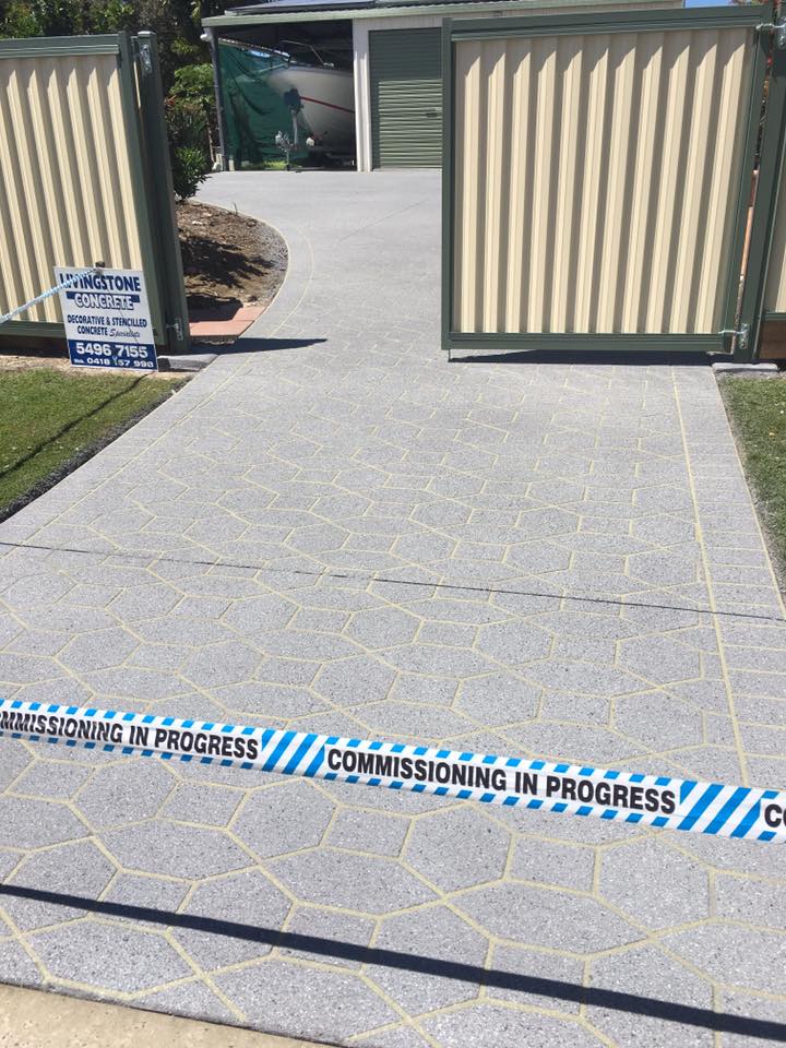 Garage and Concrete Walkway — Professional Concreting in Sunshine Coast, QLD