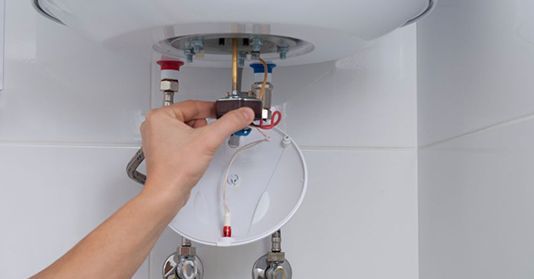 water heating system operates