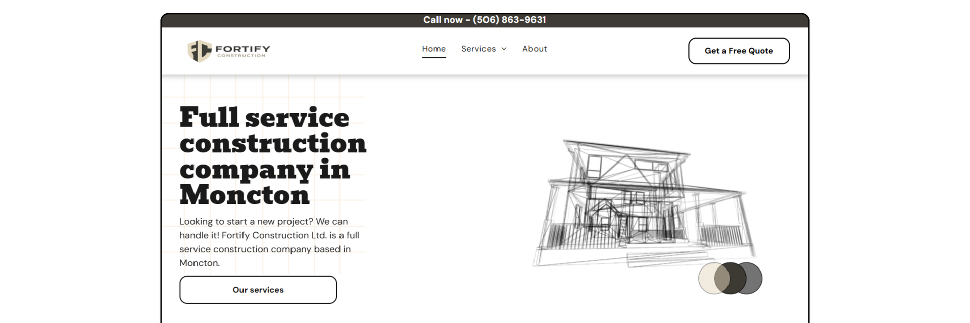 Fortify Construction Website