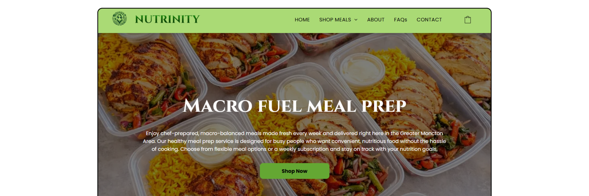 Nutrinity Website