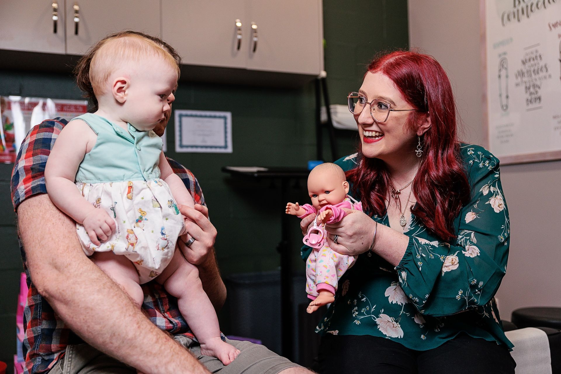 A Woman is Getting Her Leg Examined by a Doctor — Anderson Family Chiropractic Health Centre in Mount Pleasant, QLD