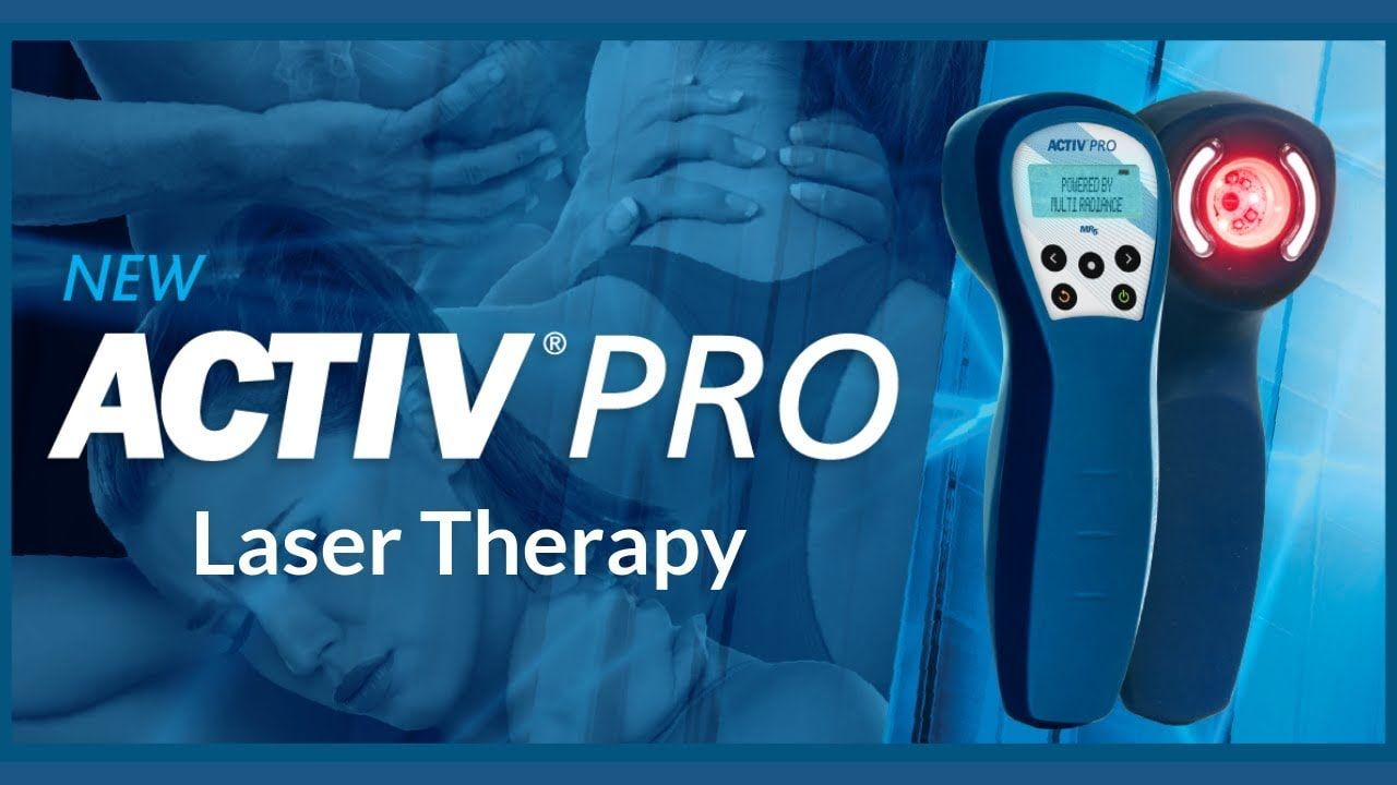 An Advertisement for New Activ Pro Laser Therapy — Anderson Family Chiropractic Health Centre in Mount Pleasant, QLD