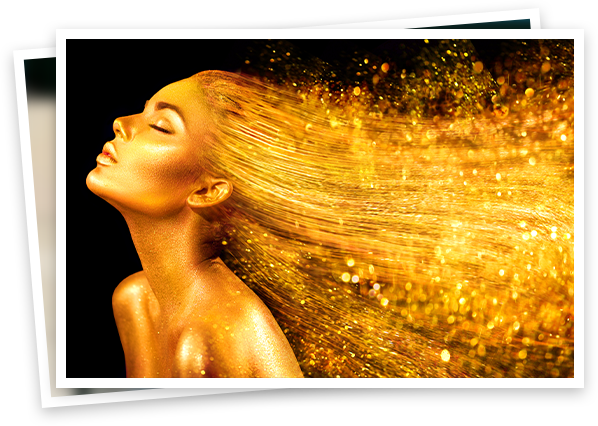 Hair goals unlocked! Let our stylists weave golden magic on your tresses
