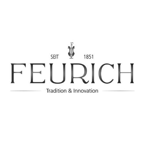 Un logo in bianco e nero per la tradizione e l'innovazione di Feurich.
