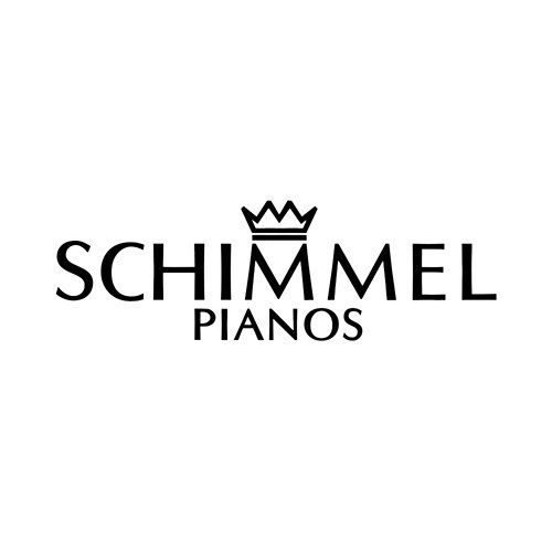 Il logo dei pianoforti Schimmel ha una corona.