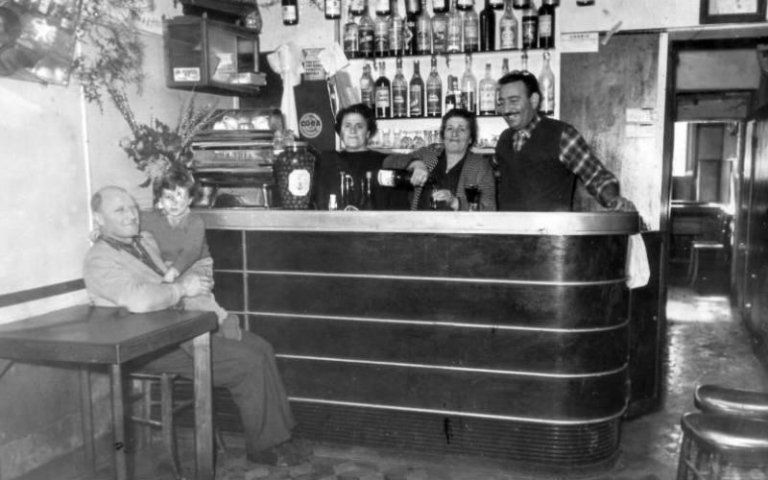 osteria negli anni 50