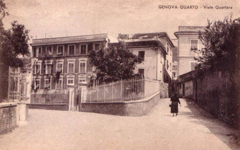 foto storica dell'osteria dall'esterno