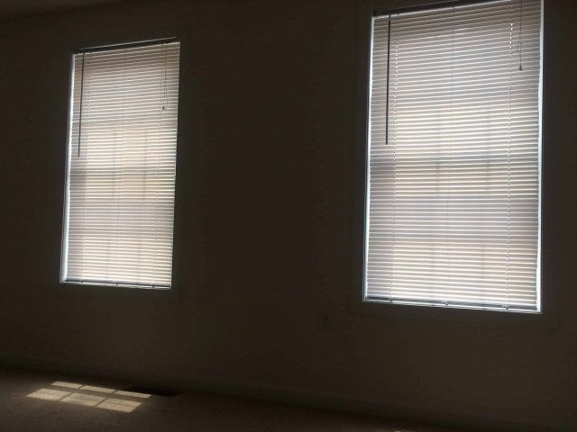blinds in the living room