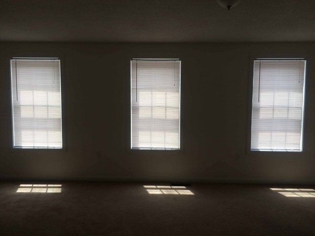blinds in the living room