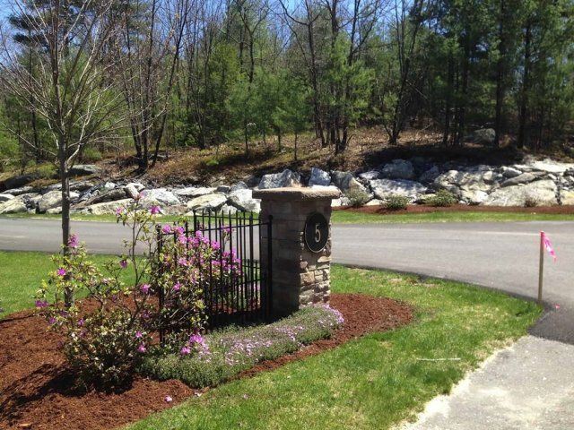 Entrance to townhome community