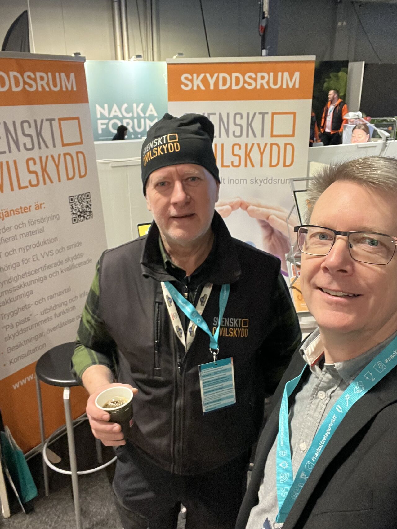 På Nacka Företagsträff om skyddsrum