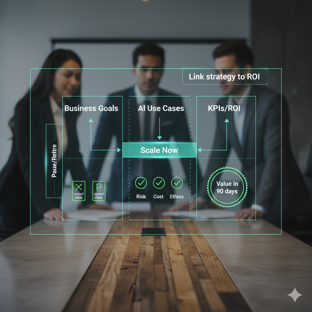 A robotic hand is pointing at a network of lines and dots.