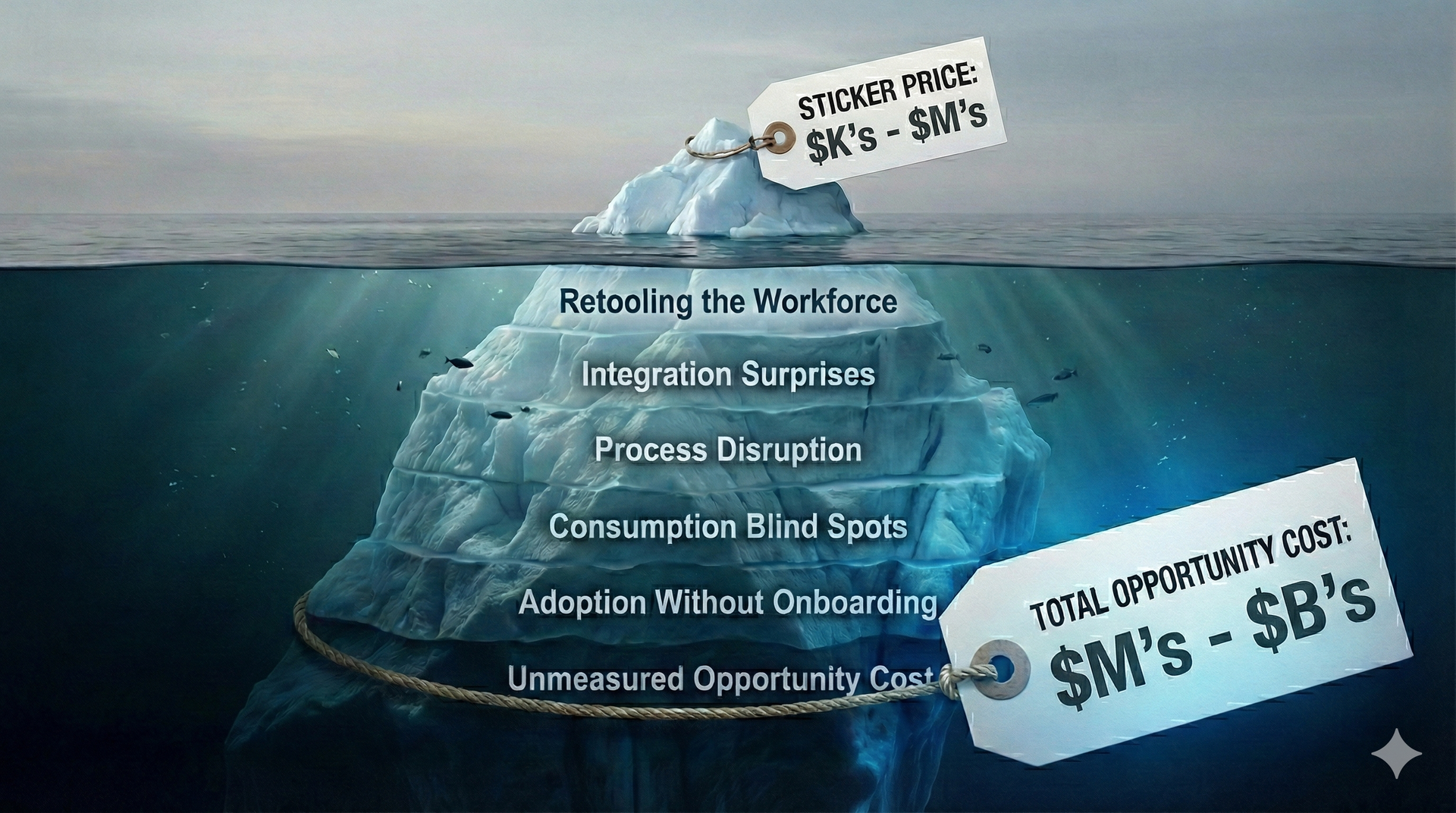 What's the real cost of deciding only by the price tag? (Image by J Eselgroth with Gen AI)
