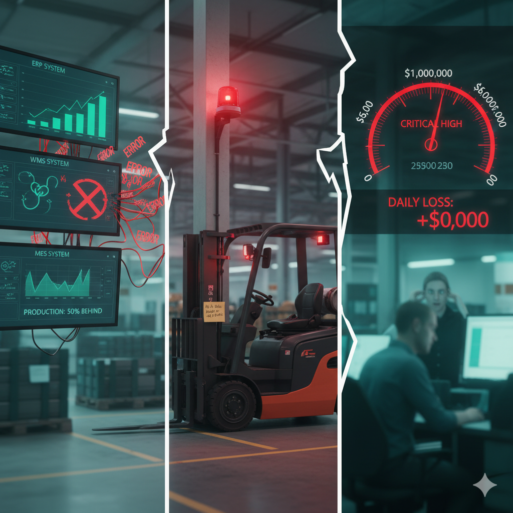 A man and a woman are talking in a conference room.