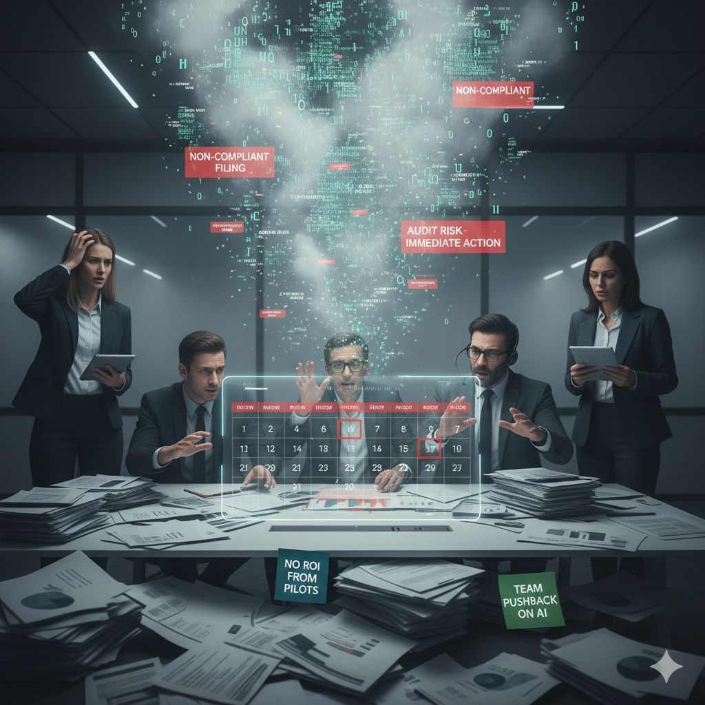 A man and a woman are talking in a conference room.