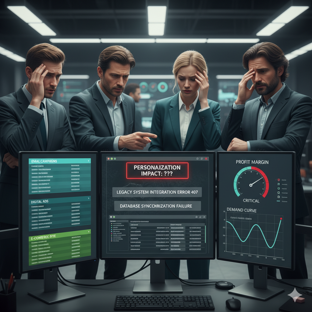 A man and a woman are talking in a conference room.