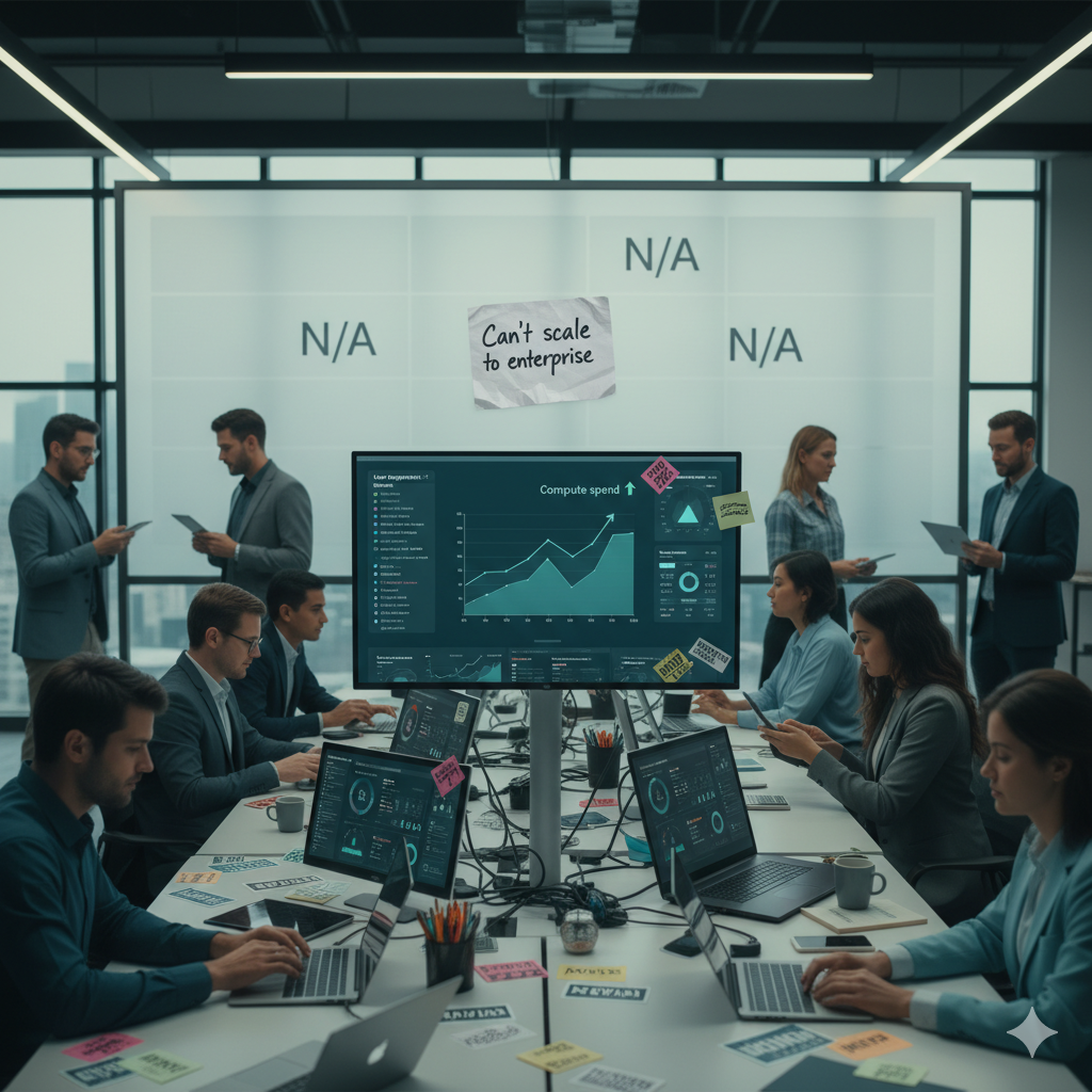 A man and a woman are talking in a conference room.