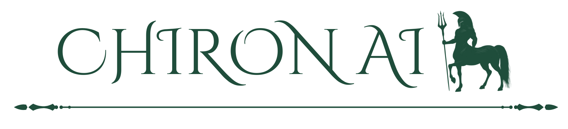 A green chalkboard with the words chron ai intelligence amplified decision simplified