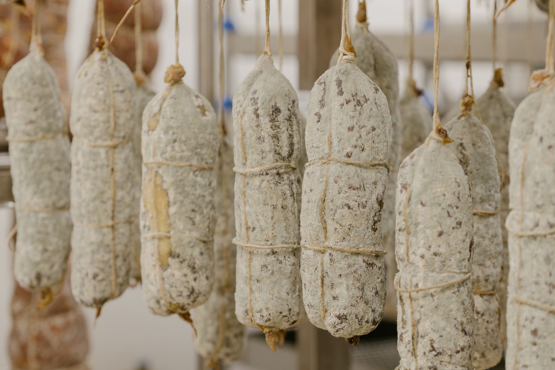 salami in stagionatura