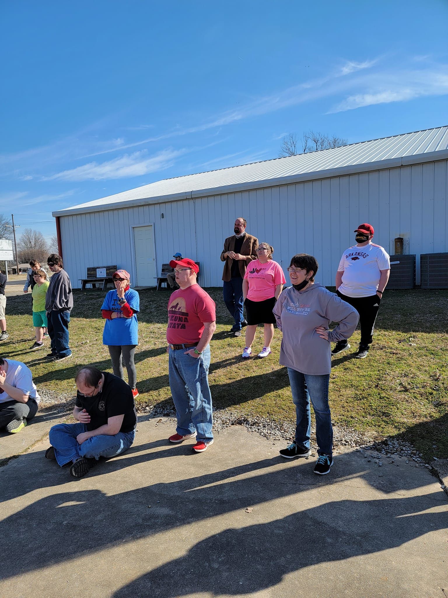 doni martin center residents outdoors