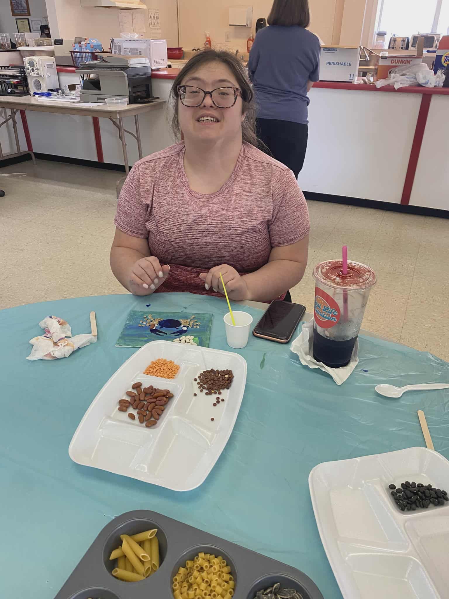 doni martin center resident smiling