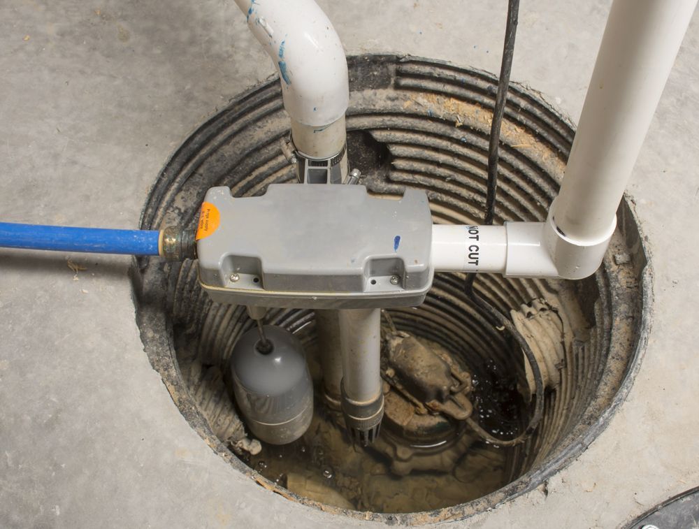 A Newly Installed Sump Pump