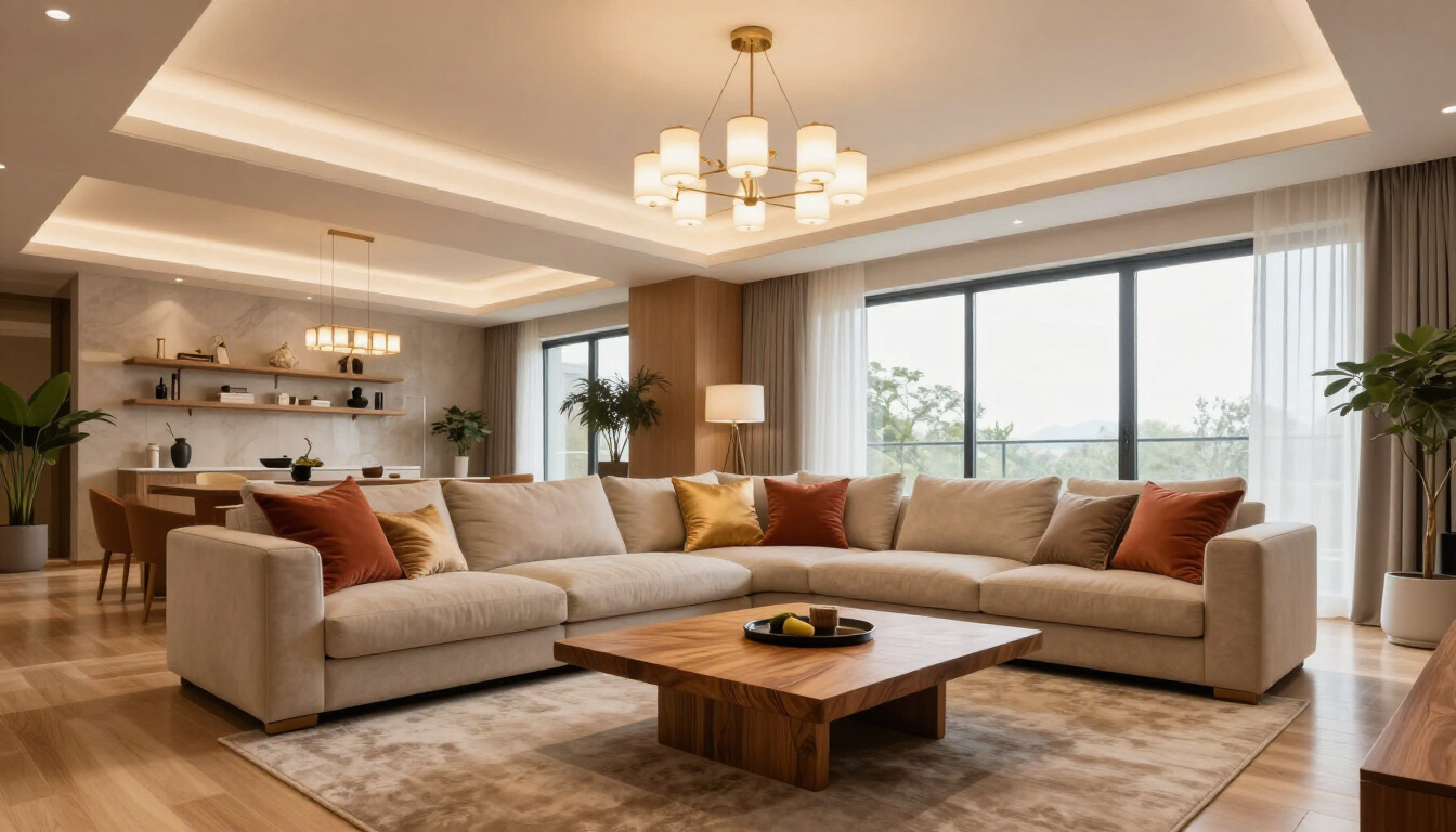 Modern living room refurbishment