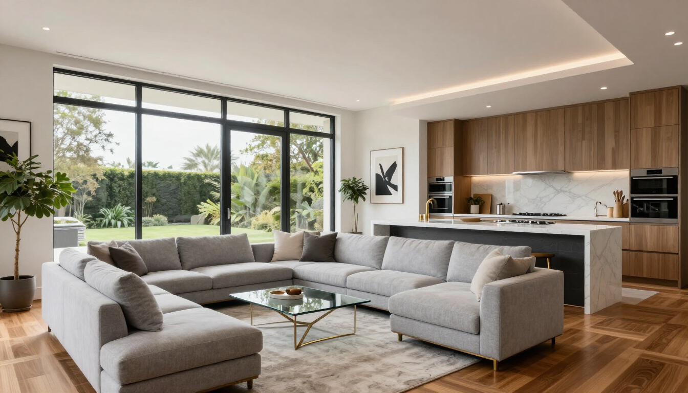 A comparison view of a room undergoing property refurbishment and professional maintenance.