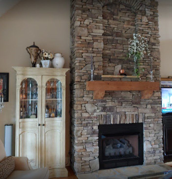 Fire Place Inside The House  — Winston Salem, NC — Brumfield Cleaning Company