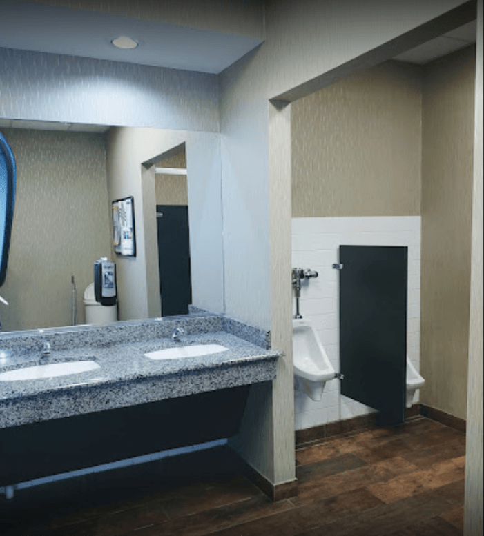 Comfort Room Sink And Urinal — Winston Salem, NC — Brumfield Cleaning Company
