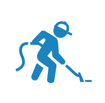 Cleaner With Hose Icon — Winston Salem, NC — Brumfield Cleaning Company