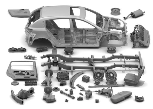 Componenti Carrozzeria, Fari, Retrovisori