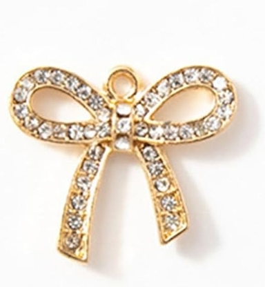 Dark Blue Twisted Macrame Bracelet/Anklet featuring a Gold Bow, fits from 6.5 to 10 inches, durable 316 stainless steel accents.