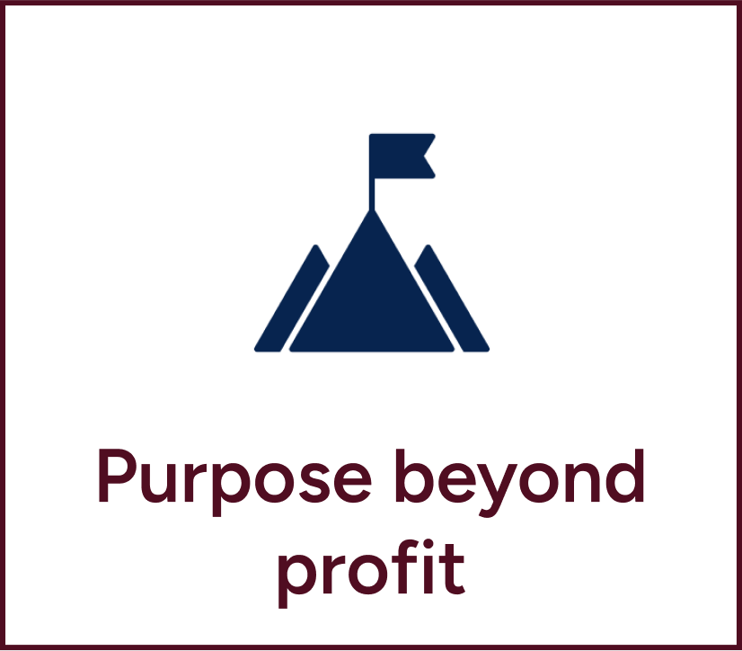 Purpose beyond profit logo