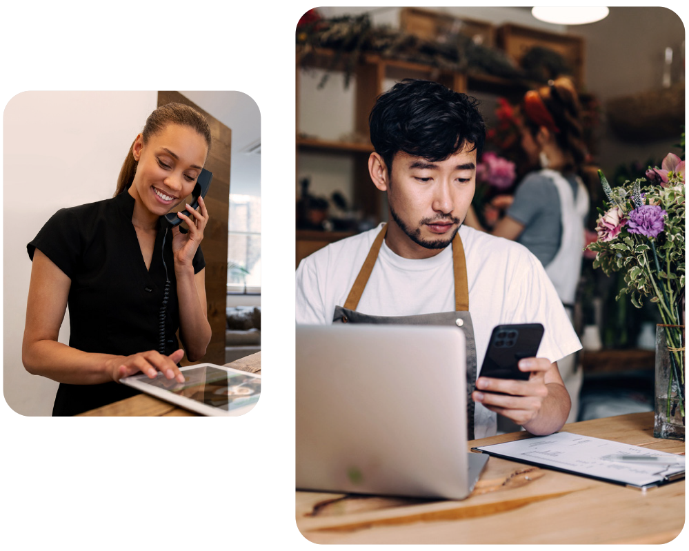People accepting payments over the phone