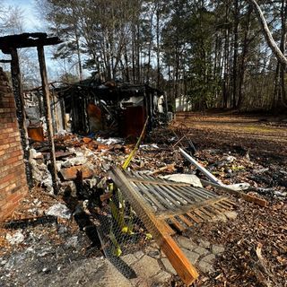 Structure Clean job after fire in Tyrone GA