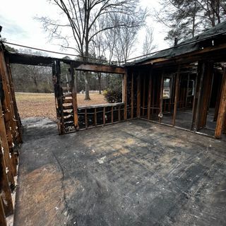 Structure Clean job after fire in Tyrone GA