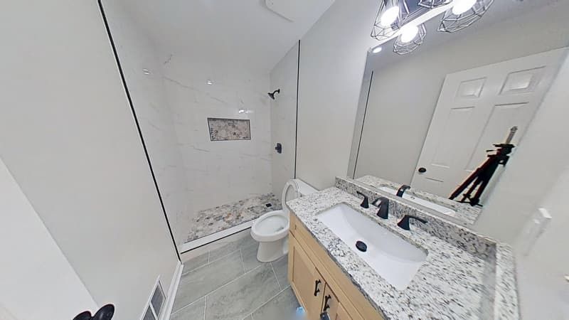 Restored secondary bathroom