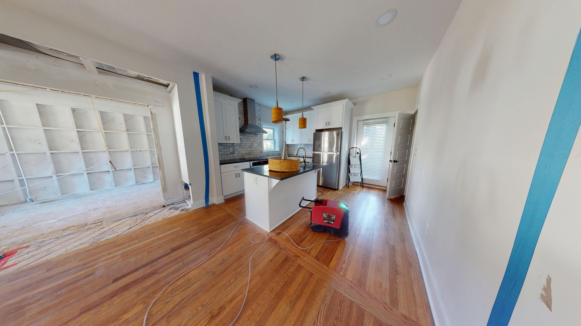 Home damage before restoration