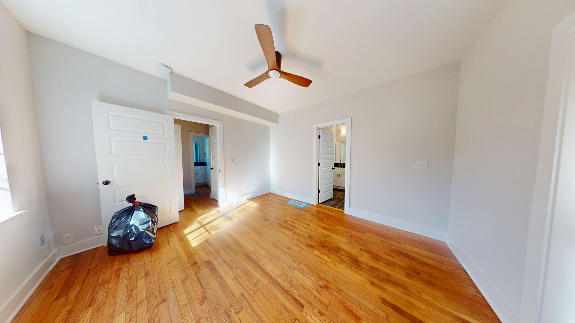 Ceiling damage before repair