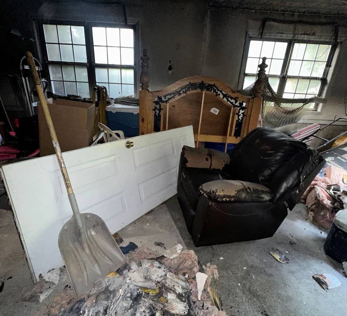 Fire and Garage Smoke Damage Cleanup