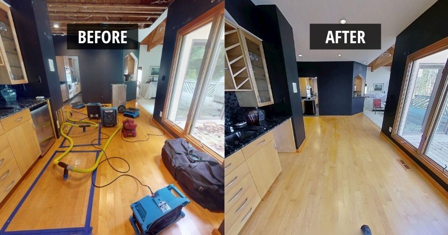 Third-Floor Flood Sends Water Through Every Level of an Atlanta Home