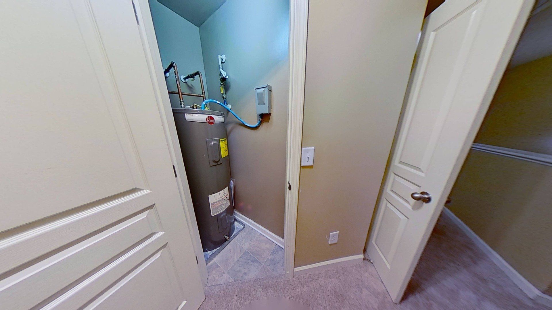 Hot Water Leak Restoration